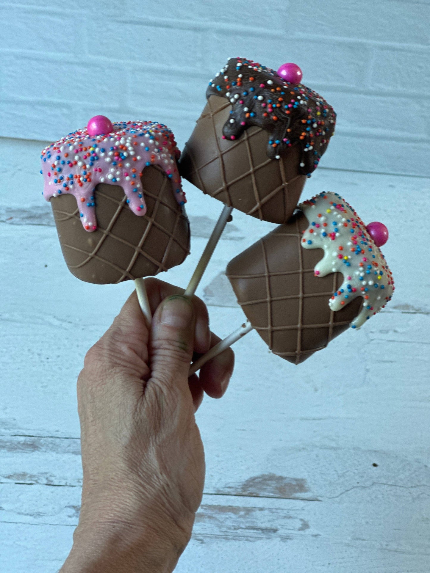 Chocolates Unlimited by Denise - Jumbo Chocolate Dipped Marshmallow Ice Cream Swede Alley Co.