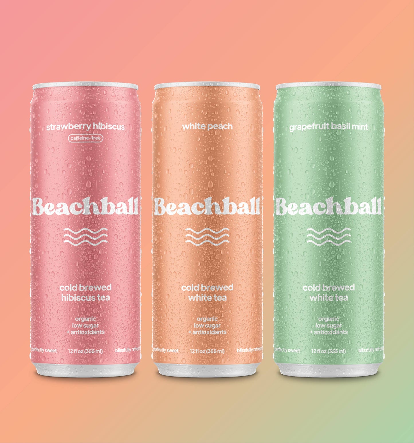 Sail Away Coffee Co. - Beachball Organic Iced Tea (Variety Pack)- Case of 12