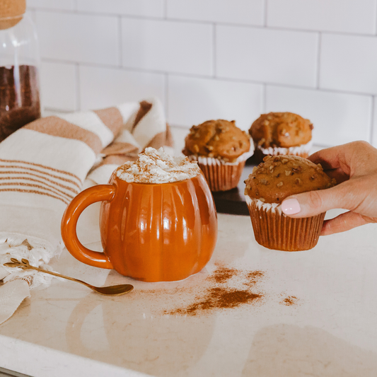 Orange Pumpkin Coffee Mug Swede Alley Co.