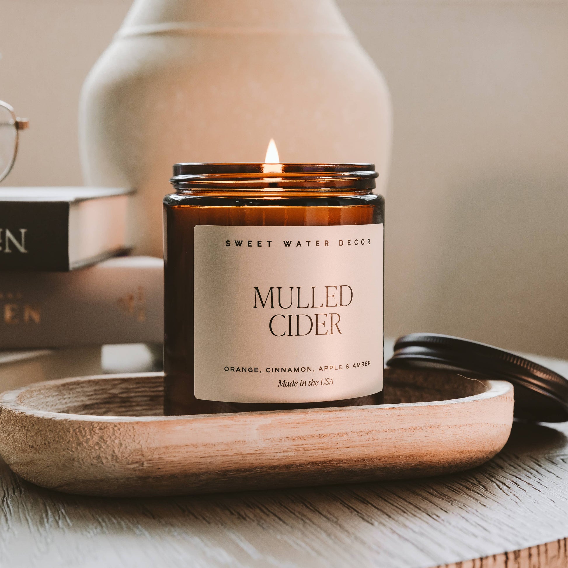 Mulled Cider 9 oz Soy Candle - Fall Home Decor & Gifts Swede Alley Co.