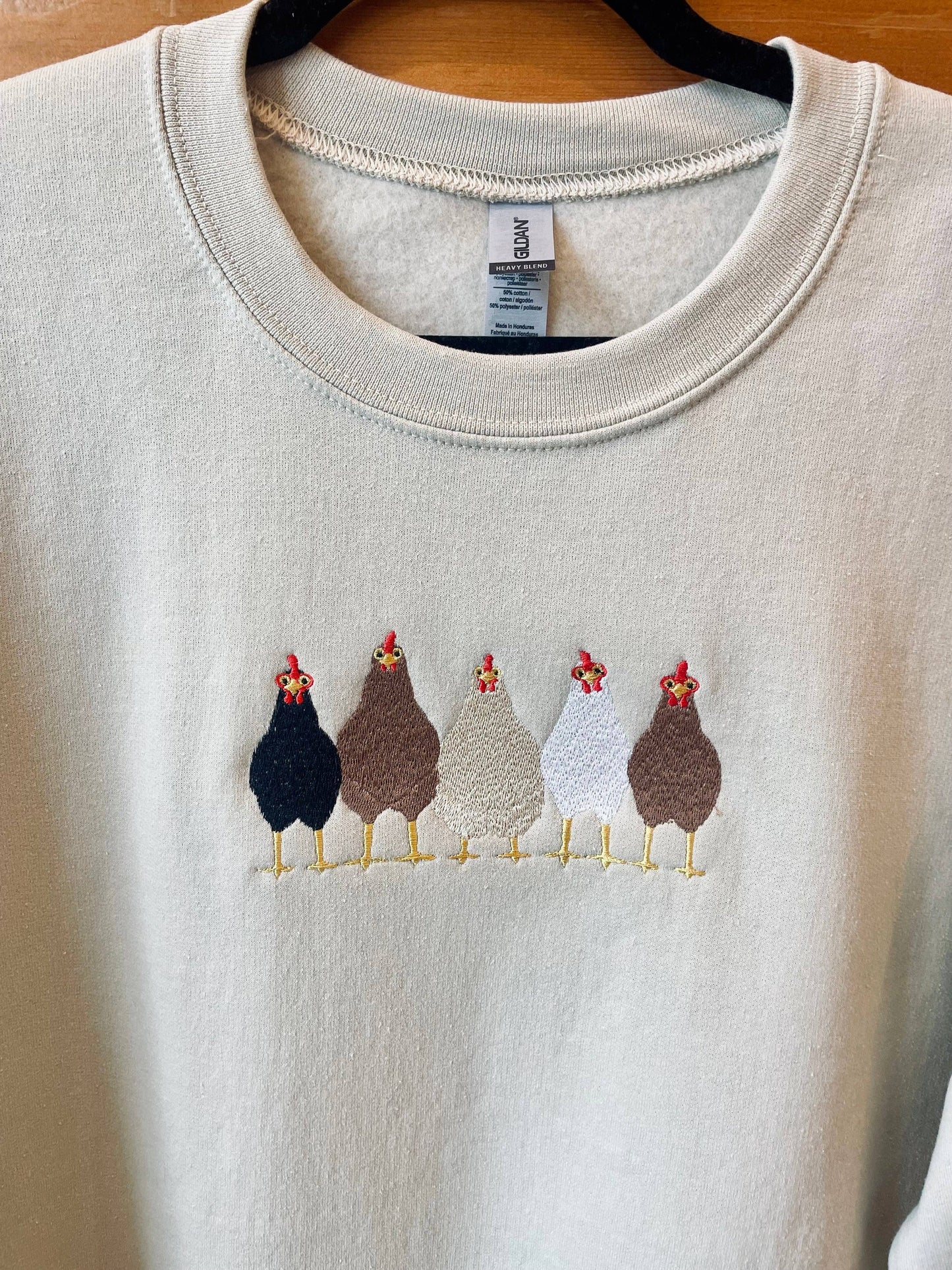 Wills Creek Designs - Chickens Wholesale Embroidered Sweatshirt Swede Alley Co.