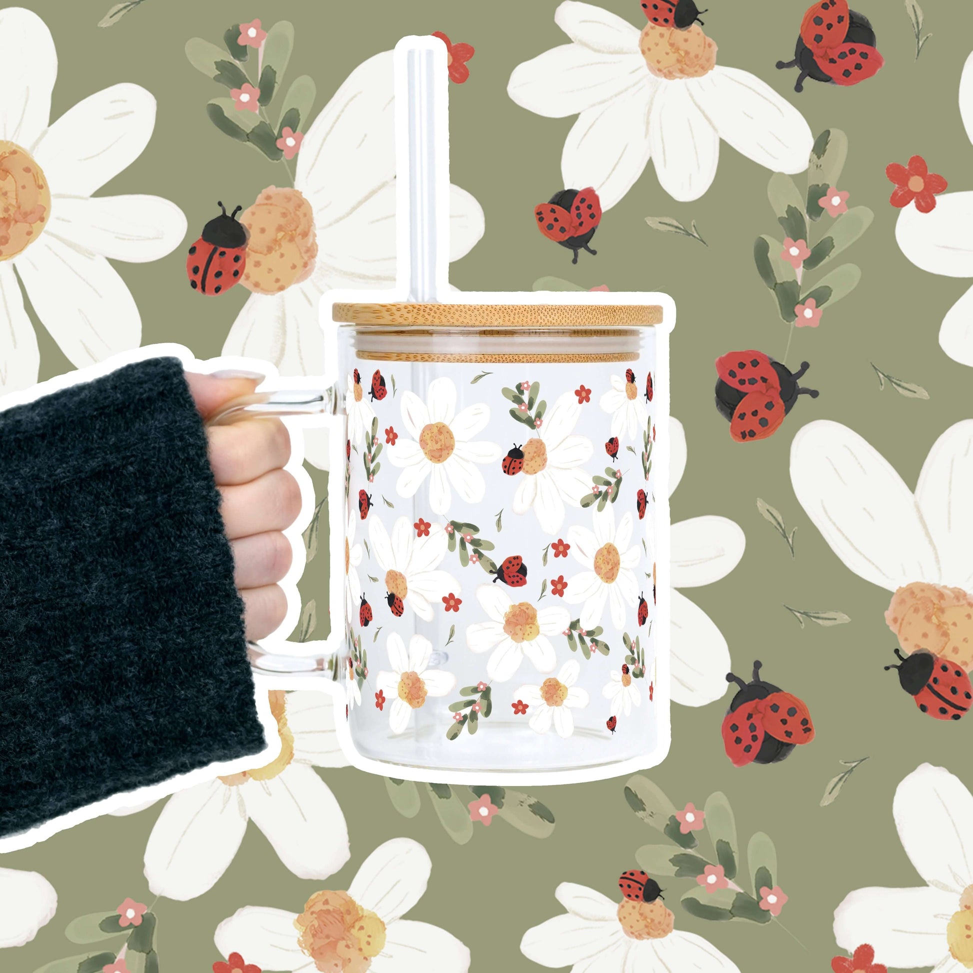 Lazy Daisy Iced Coffee Tumbler Swede Alley Co.