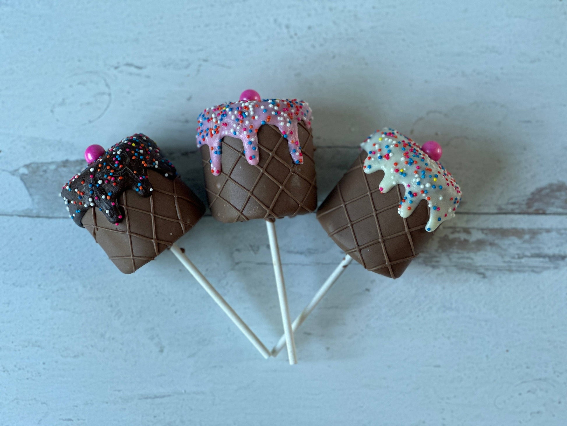 Chocolates Unlimited by Denise - Jumbo Chocolate Dipped Marshmallow Ice Cream Swede Alley Co.