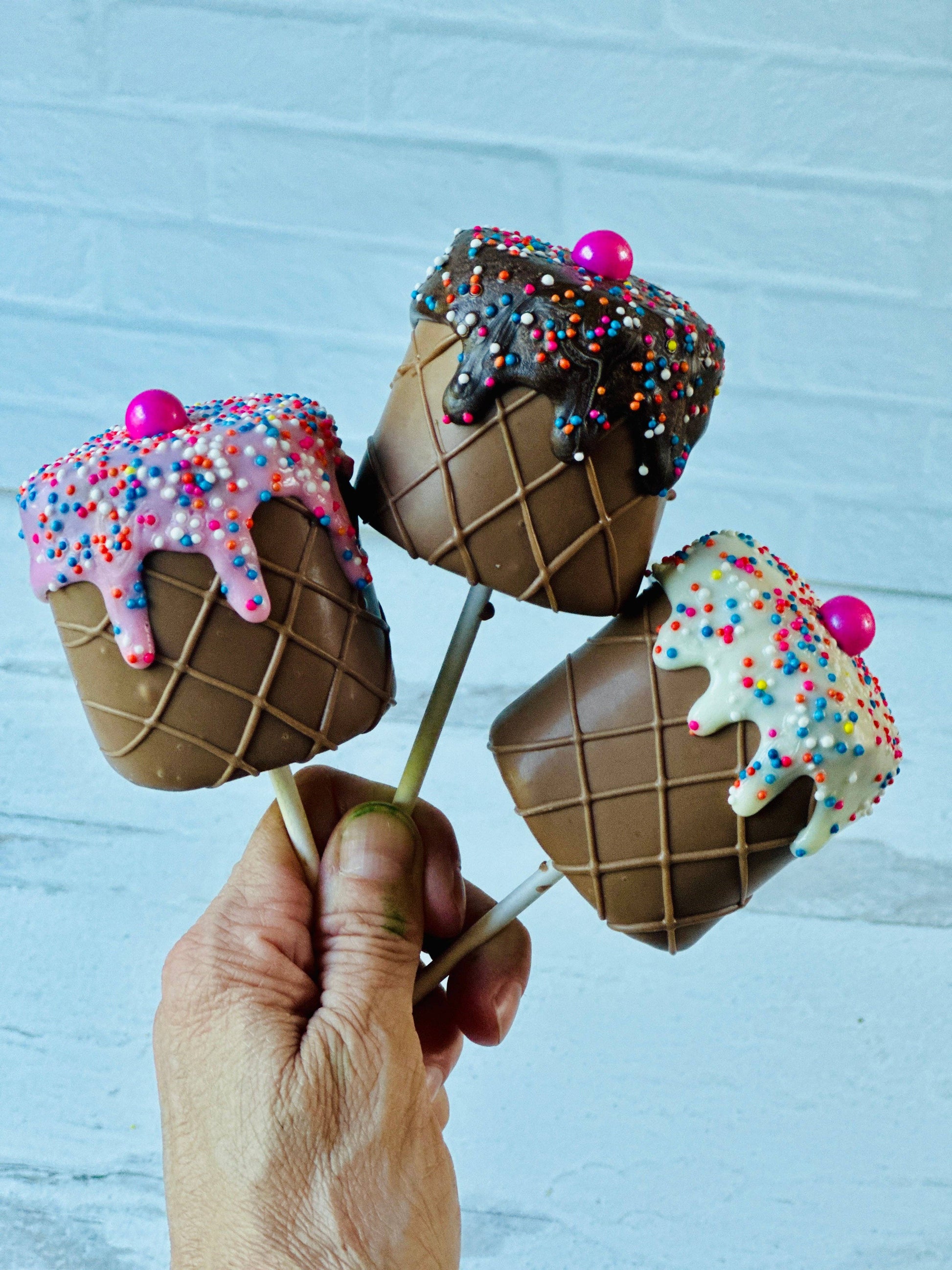 Chocolates Unlimited by Denise - Jumbo Chocolate Dipped Marshmallow Ice Cream Swede Alley Co.