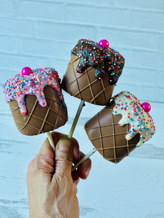 Chocolates Unlimited by Denise - Jumbo Chocolate Dipped Marshmallow Ice Cream Swede Alley Co.