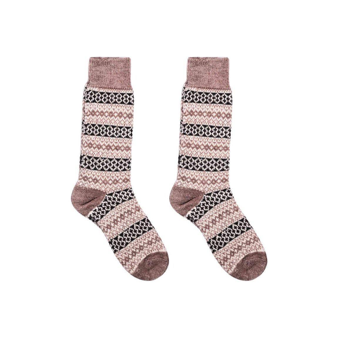 Men and Ladies Nordic Socks from Nordic Wools- Cinnamon Swede Alley Co.