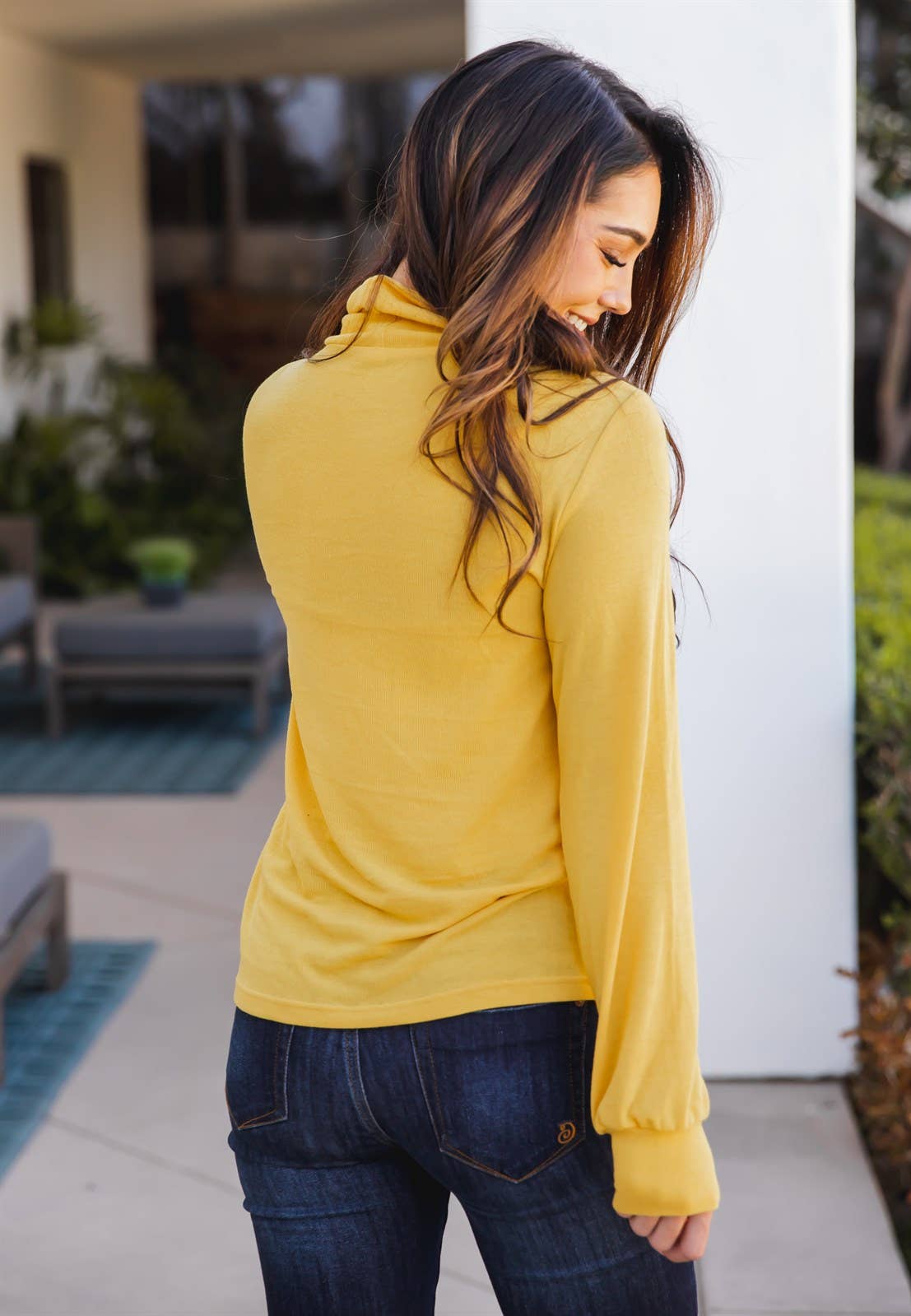 The Asher- Ladies Cowl Neck Top Swede Alley Co.