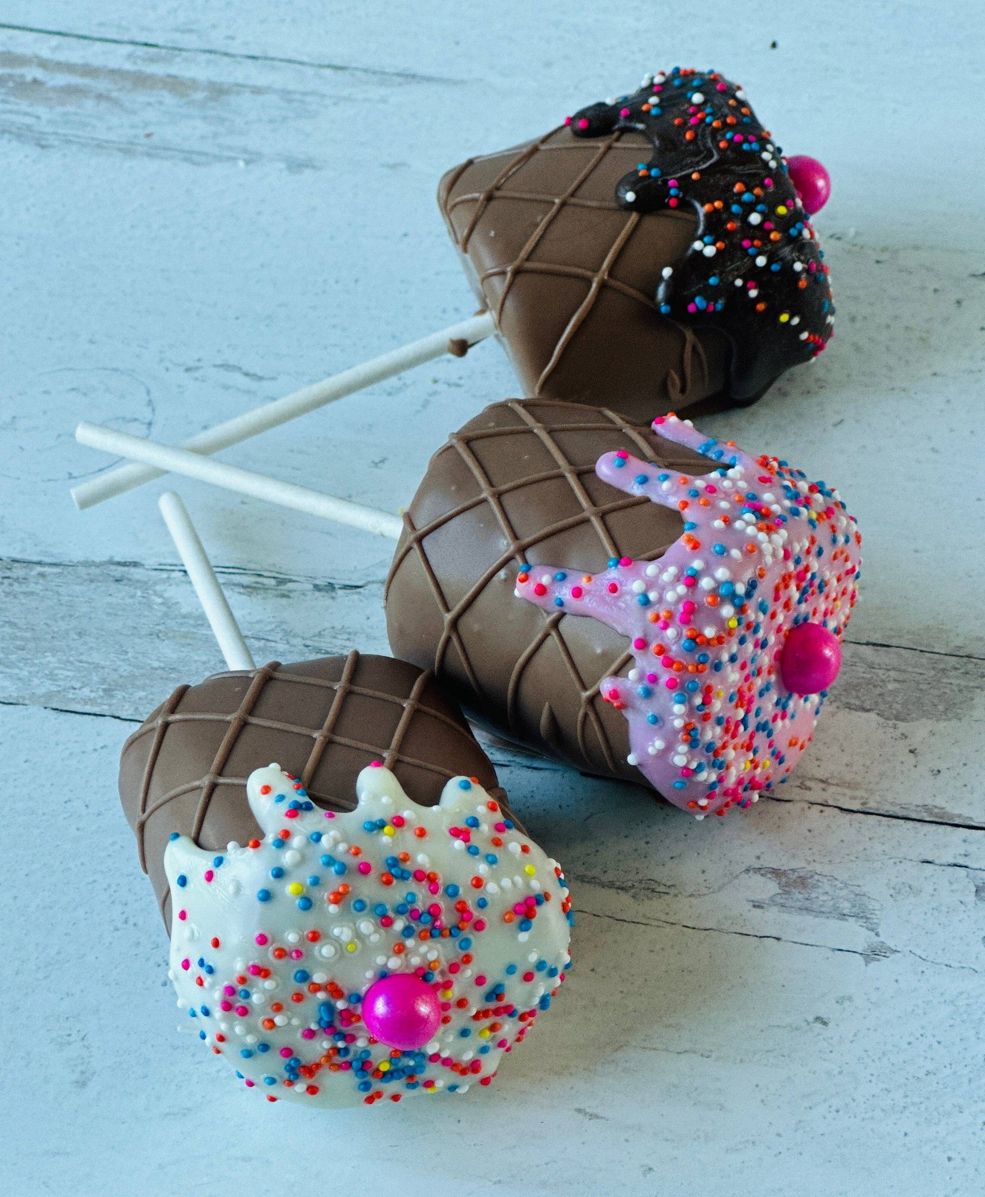 Chocolates Unlimited by Denise - Jumbo Chocolate Dipped Marshmallow Ice Cream Swede Alley Co.