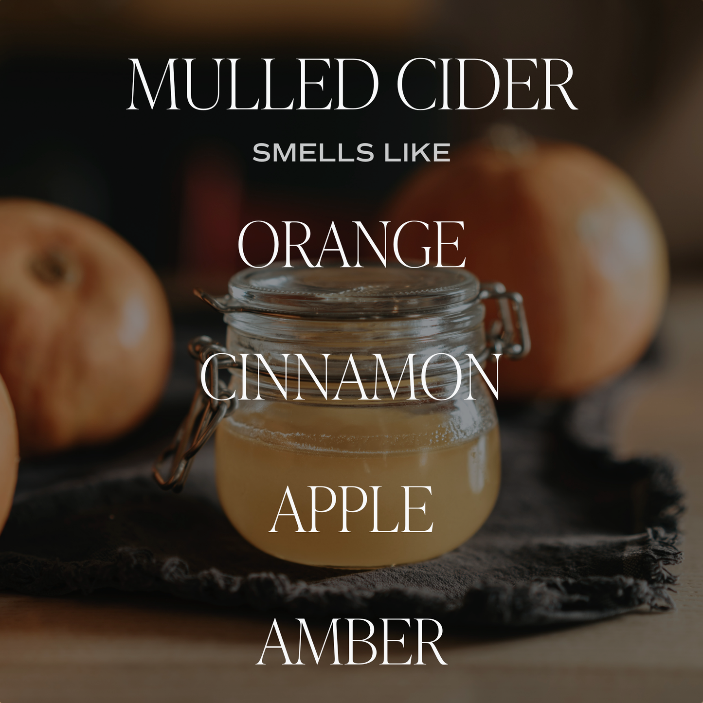 Mulled Cider 9 oz Soy Candle - Fall Home Decor & Gifts Swede Alley Co.