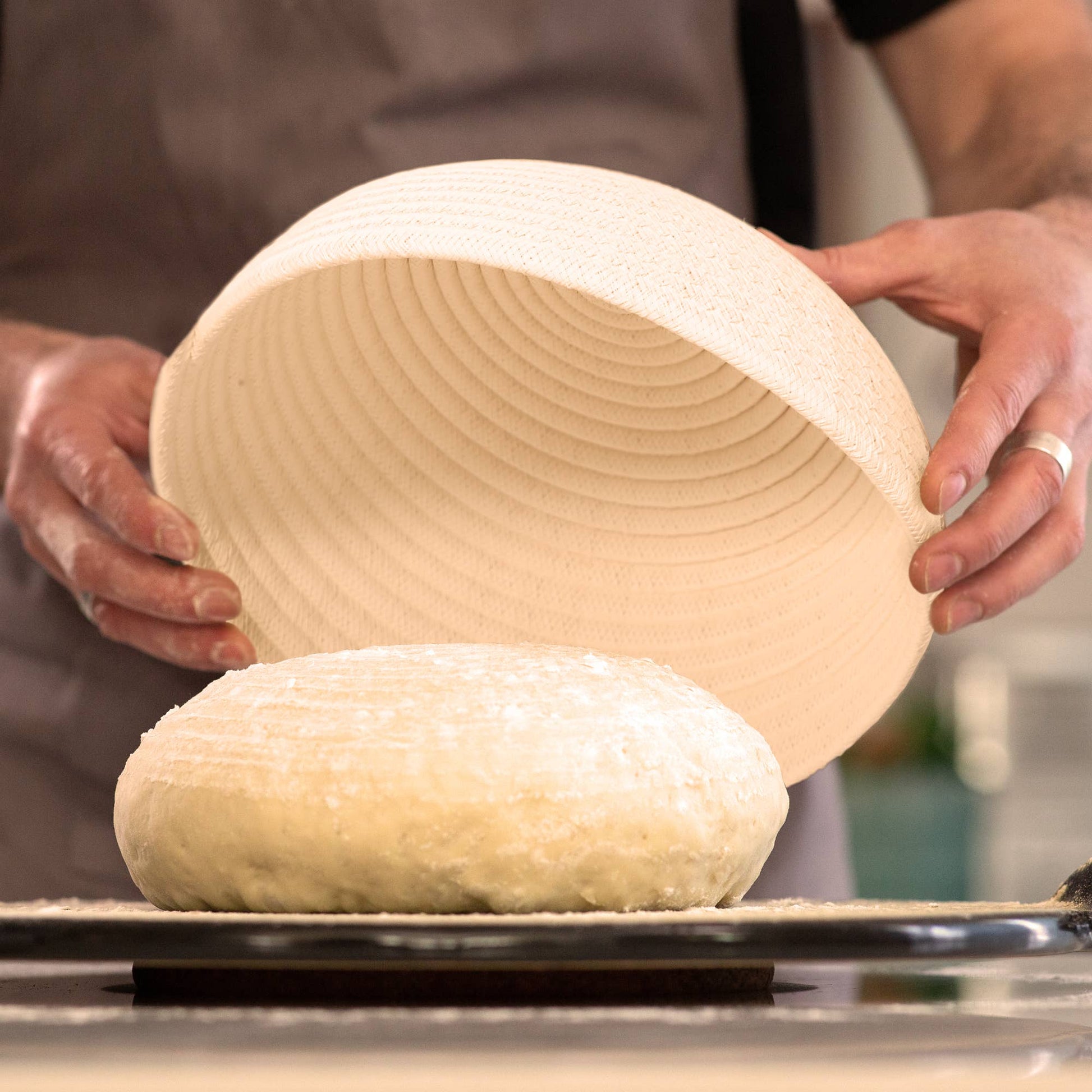 Home baking 9" Sourdough Banneton Proofing Basket Swede Alley Co.